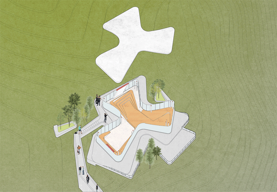 inside the mountain student club of heyuan senior high school by yuanism architects