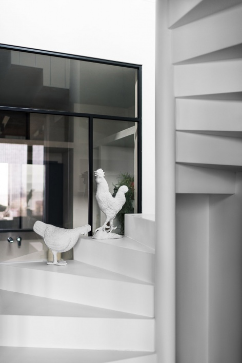 a penthouse in beijing china by is architecture and design
