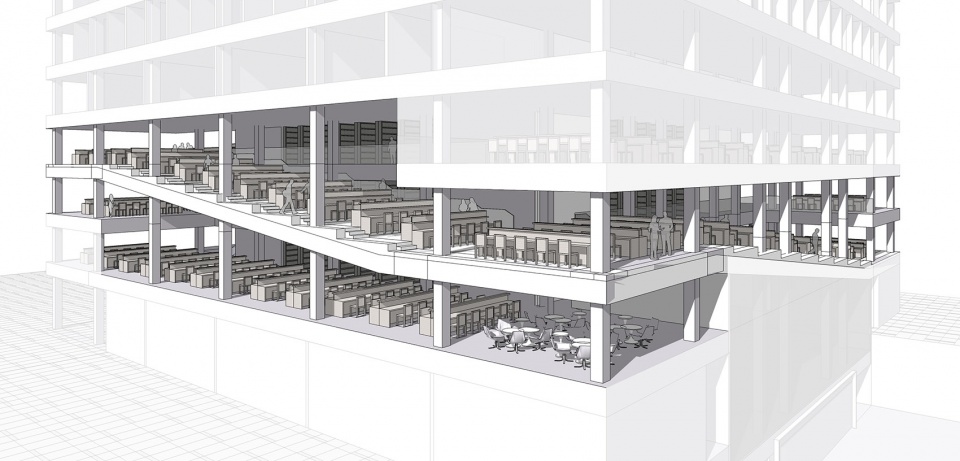 Tsinghua Law Faculty Library kokaistudio