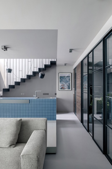 a penthouse in beijing china by is architecture and design