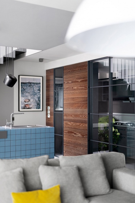 a penthouse in beijing china by is architecture and design