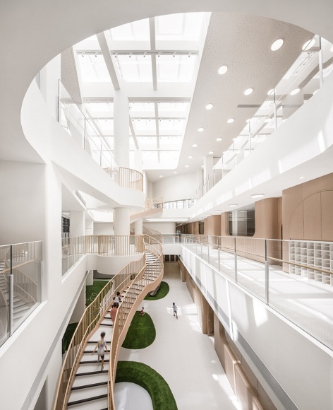 xinmeng montessori kindergarten china by lm design lab