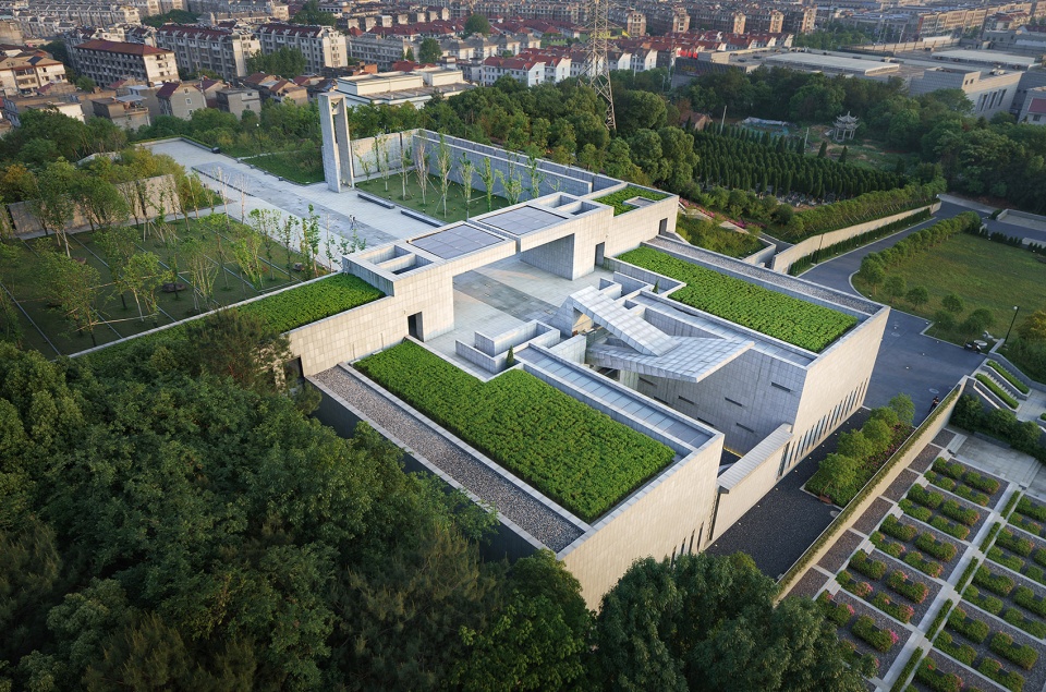 jiangshan martyrs memorial hall china by the architectural design and research institute of zhejiang university