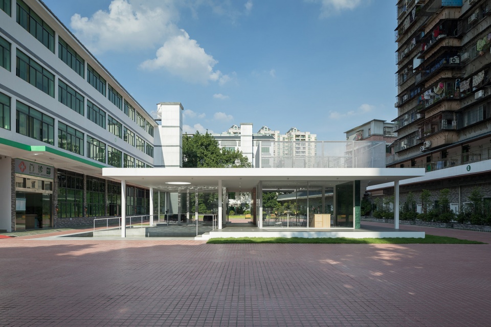reception pavilion of yinxing yiyuan care home china by tuan office