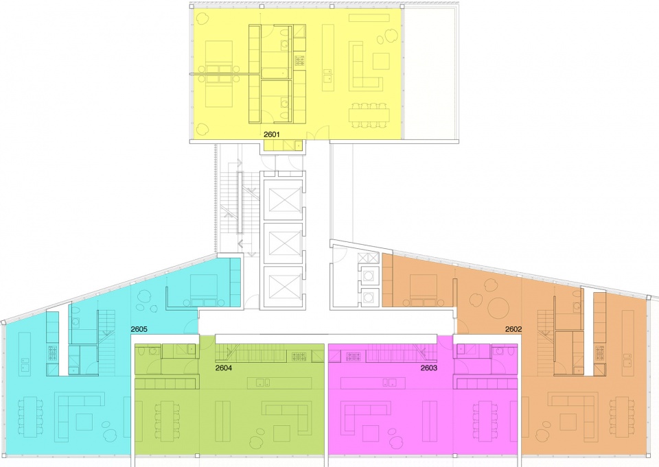storey residential tower by ian moore architects