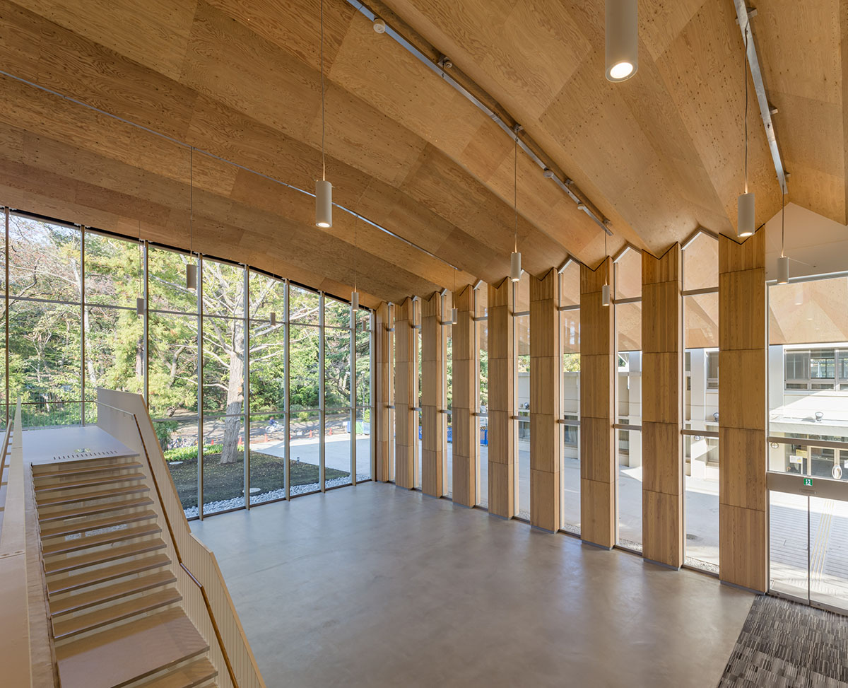 icu new physical education center by kengo kuma and associates
