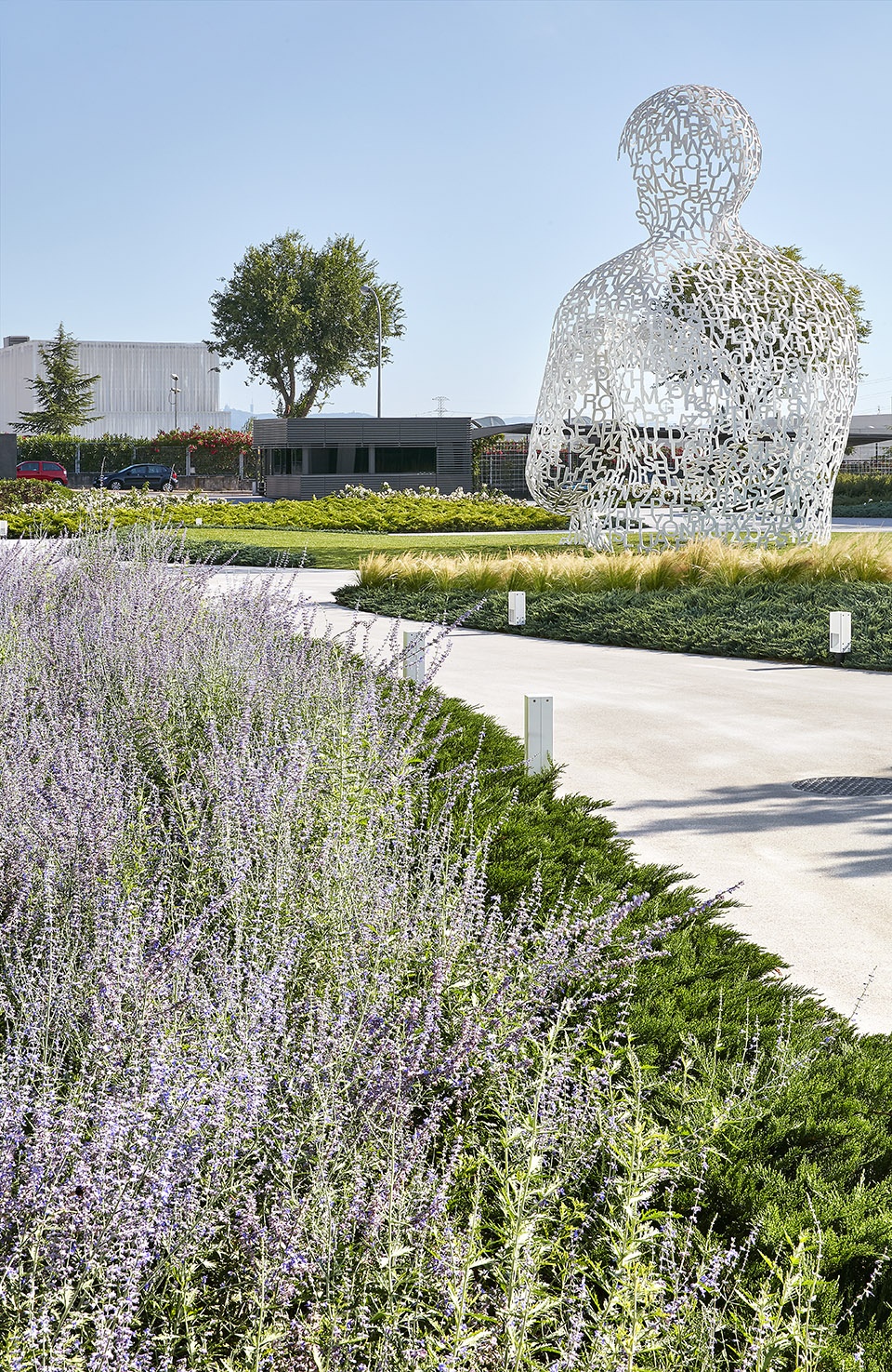 Landscape Project for HANGAR THE LINE DESIGN CENTER by AELAND