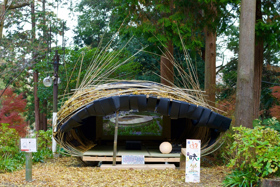 ozu ana mobile theater by kengo kuma laboratory the university of tokyo