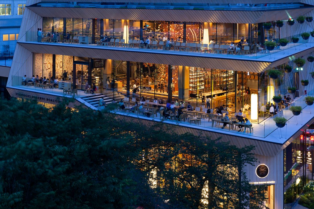 starbucks reserve roastery tokyo by kengo kuma and associates