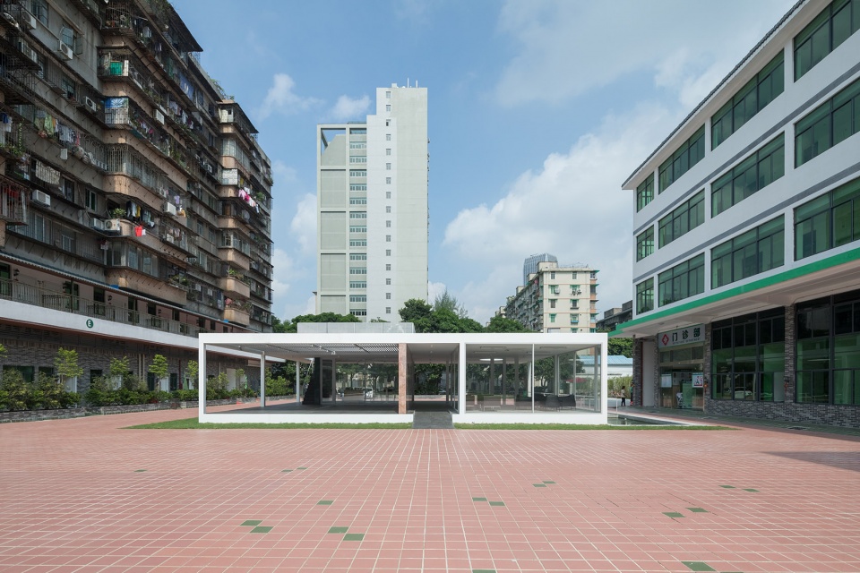 reception pavilion of yinxing yiyuan care home china by tuan office