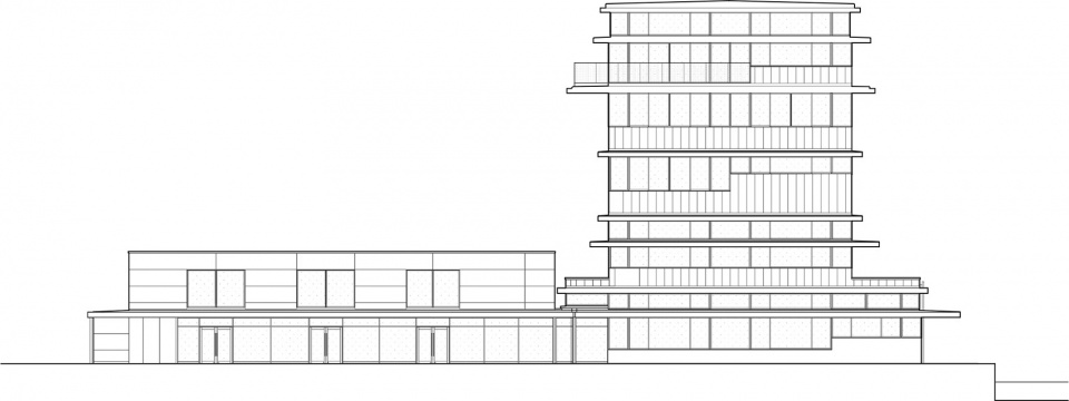 saga dental association hall by kazunari sakamoto architectural laboratory