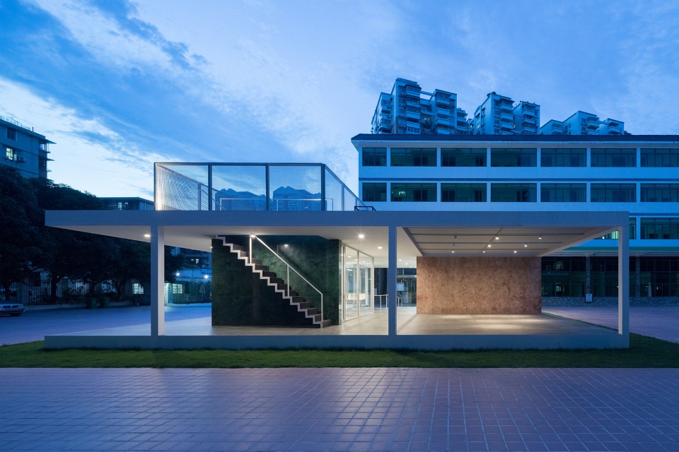 reception pavilion of yinxing yiyuan care home china by tuan office