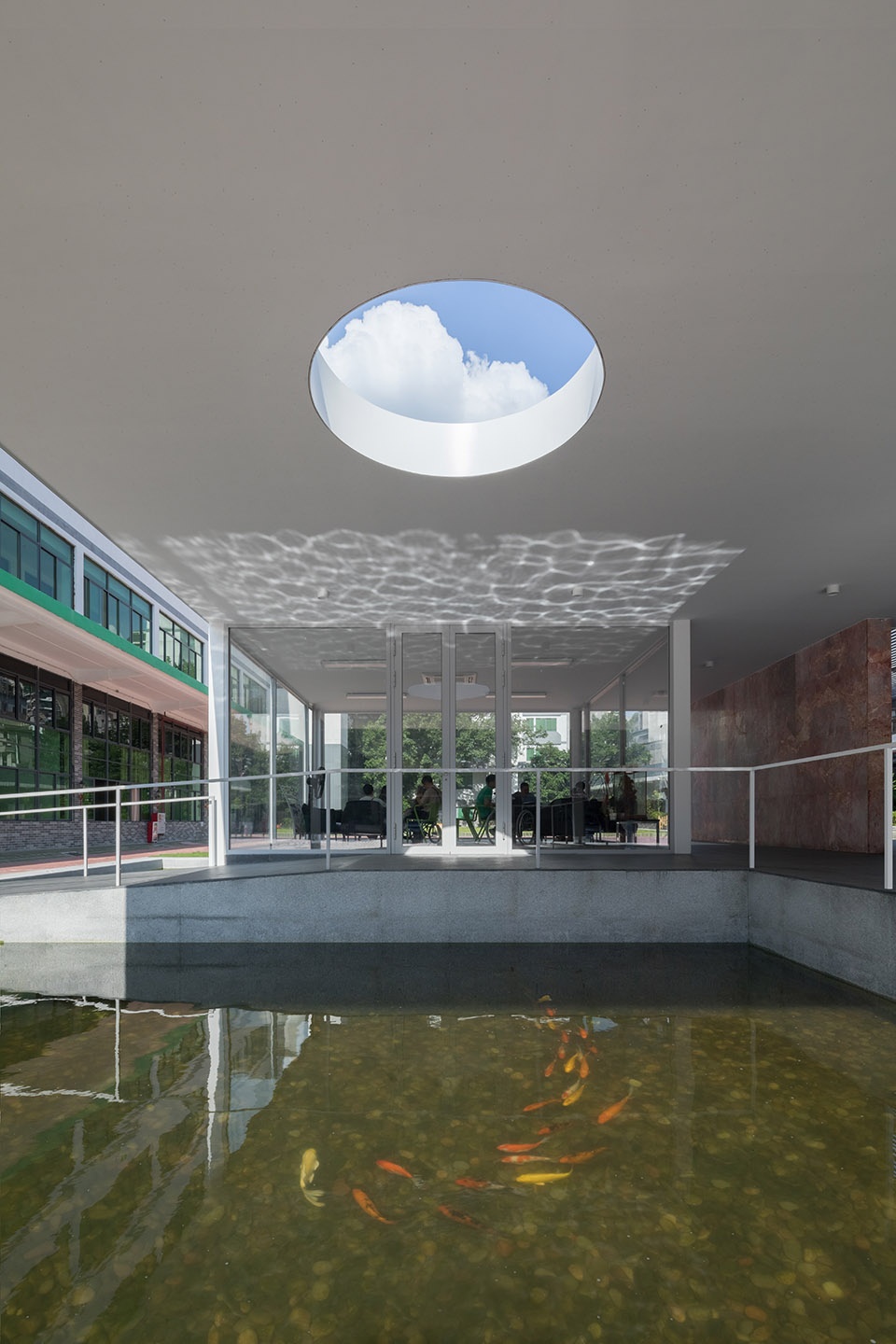 reception pavilion of yinxing yiyuan care home china by tuan office
