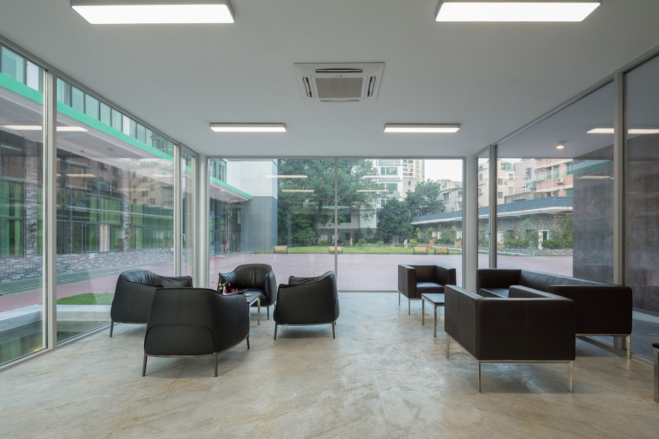 reception pavilion of yinxing yiyuan care home china by tuan office