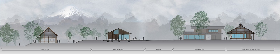 bus terminal and tourist center in yamanakako village by sugawaradaisuke architects