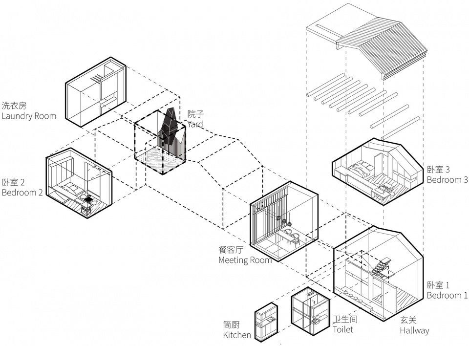64 dongrongxian hutong renovation china by bazuo architecture studio