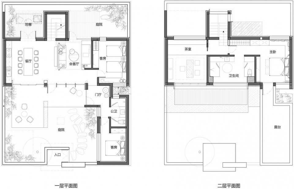 the shared village space evolution of red fruit tree small tavern by evolution design