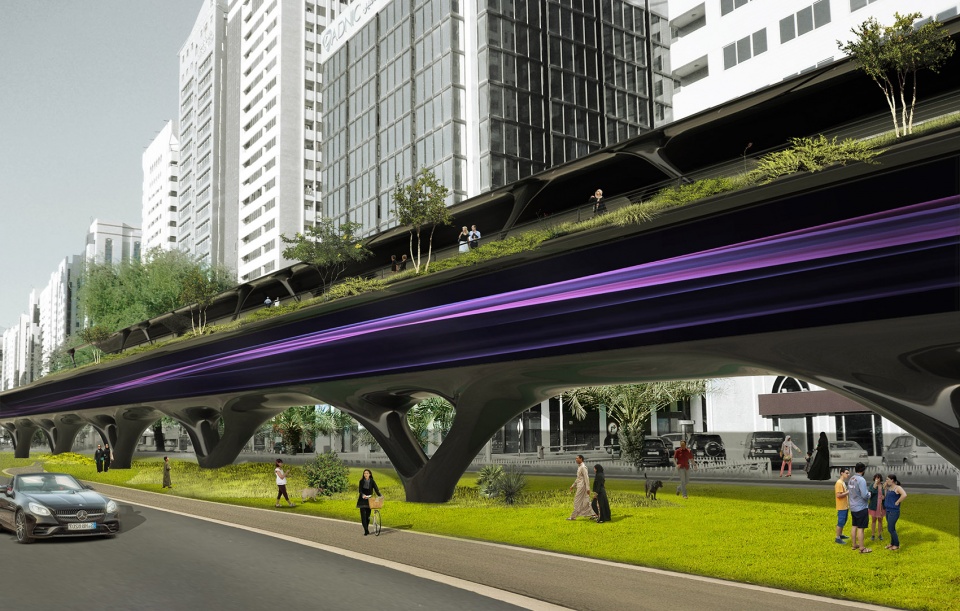 sustainable transportation infrastructure by mad hyperlooptt