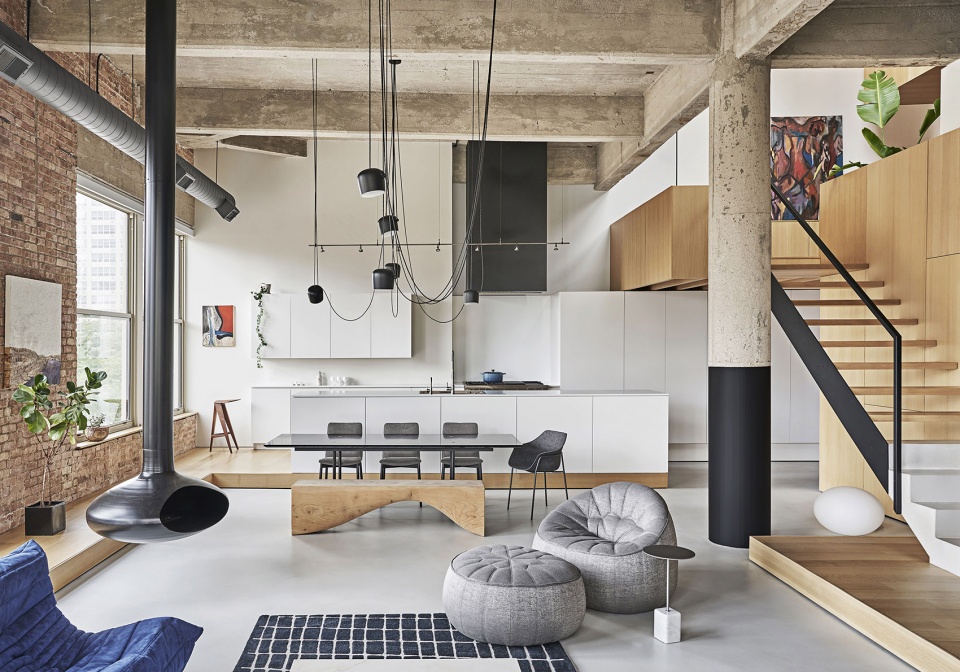 michigan loft renovation by vladimir radutny architects