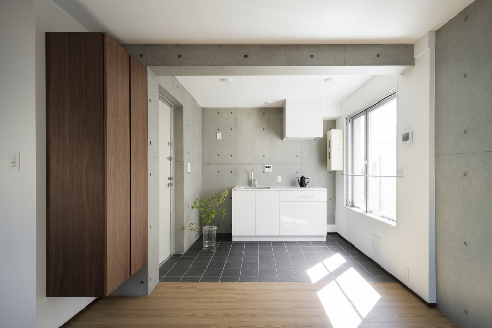 modelia brut kagurazaka by sasaki architecture ytro design institute