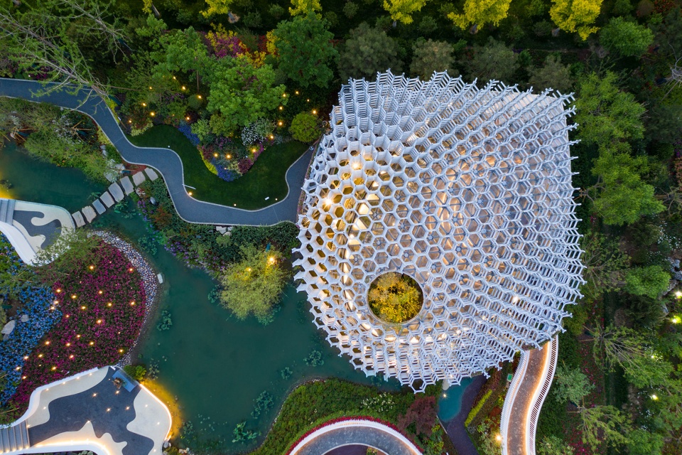 the shanghai garden of the 2019 beijing world horticultural exhibition china by ecadi