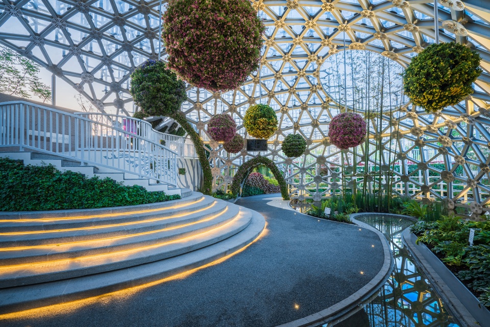 the shanghai garden of the 2019 beijing world horticultural exhibition china by ecadi