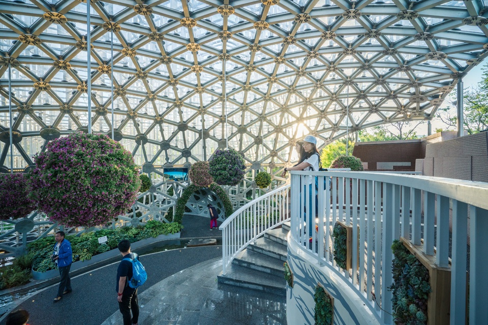 the shanghai garden of the 2019 beijing world horticultural exhibition china by ecadi