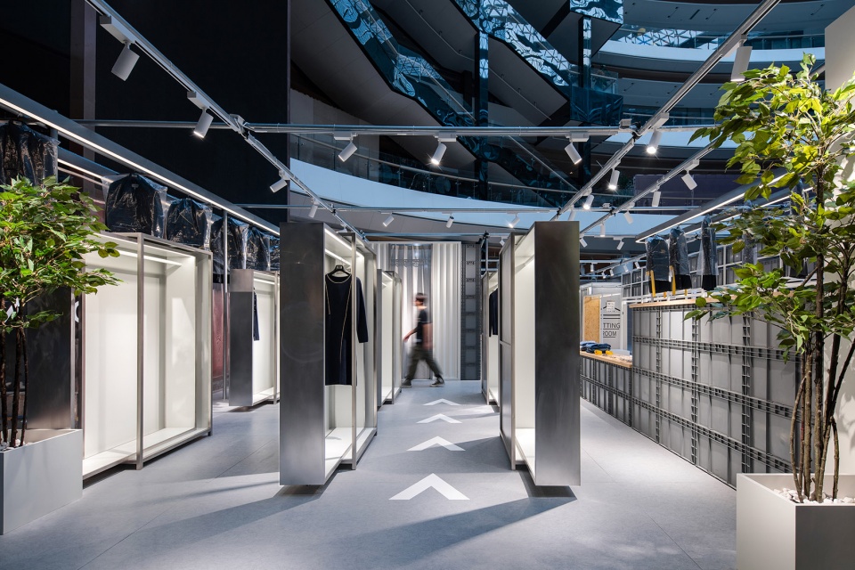 jihezhizao pop up shop china by isense design