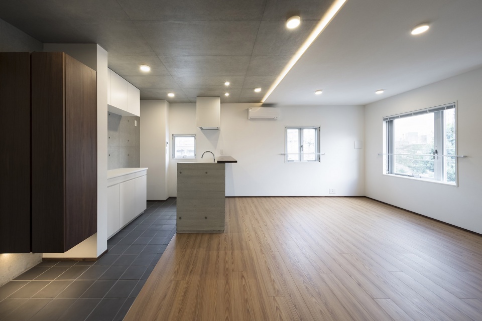 modelia brut kagurazaka by sasaki architecture ytro design institute