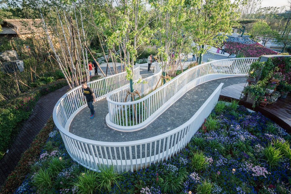 the shanghai garden of the 2019 beijing world horticultural exhibition china by ecadi