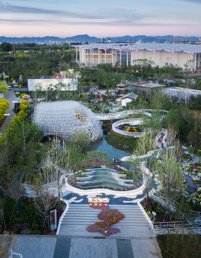 the shanghai garden of the 2019 beijing world horticultural exhibition china by ecadi