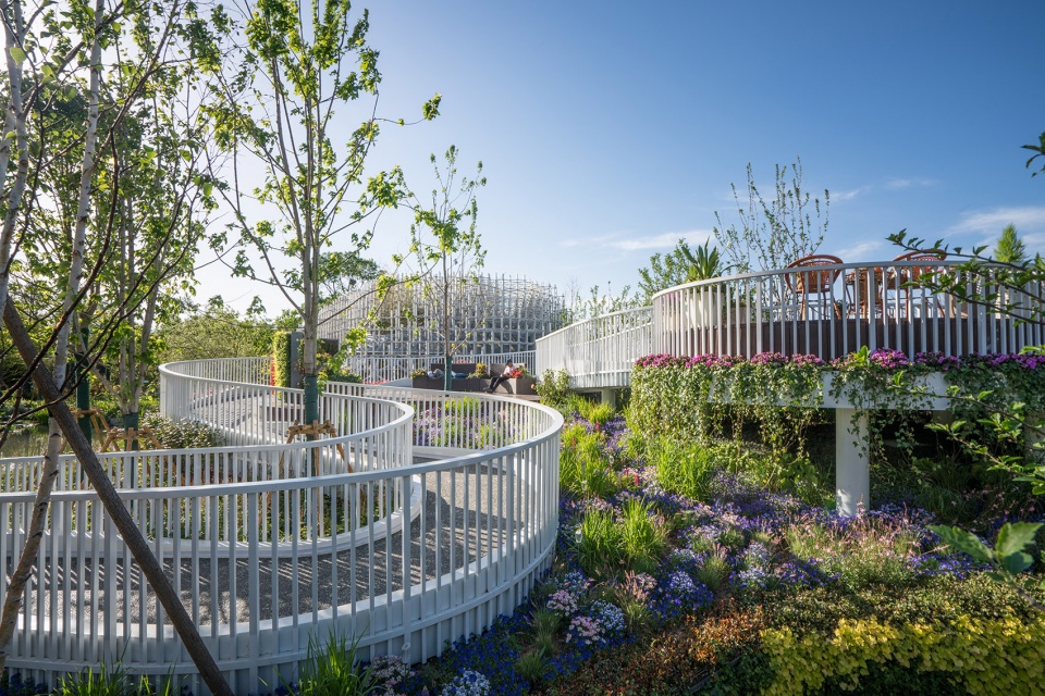 the shanghai garden of the 2019 beijing world horticultural exhibition china by ecadi