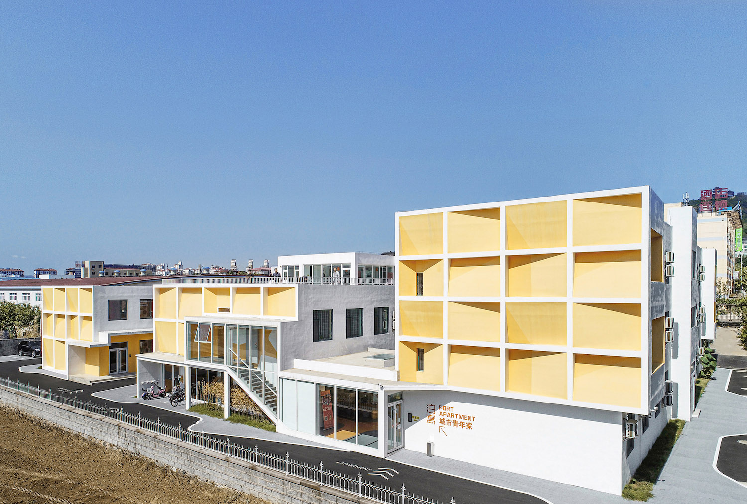 yantai chunhui road port apartment china by mat office