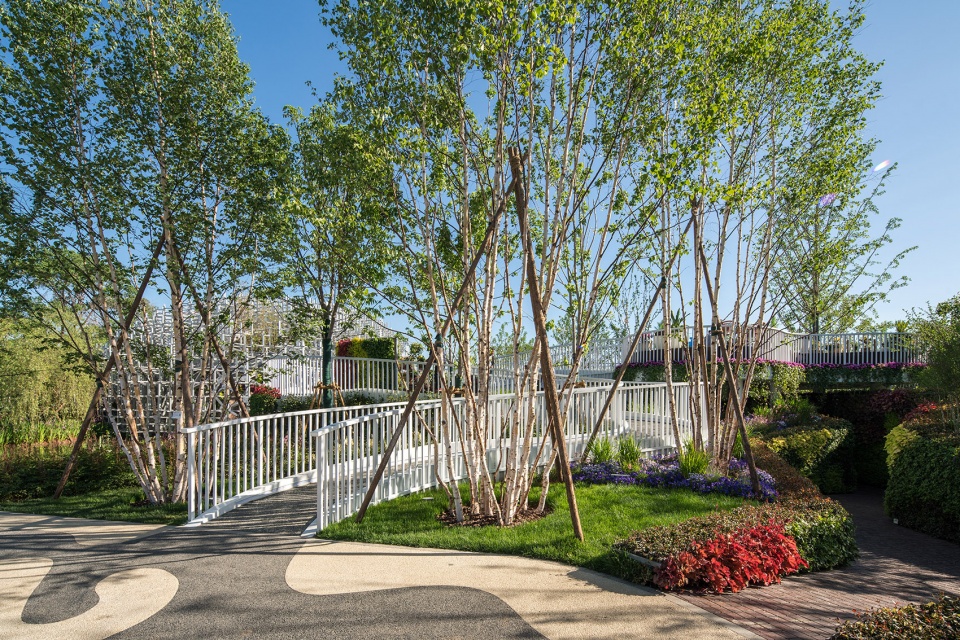 the shanghai garden of the 2019 beijing world horticultural exhibition china by ecadi