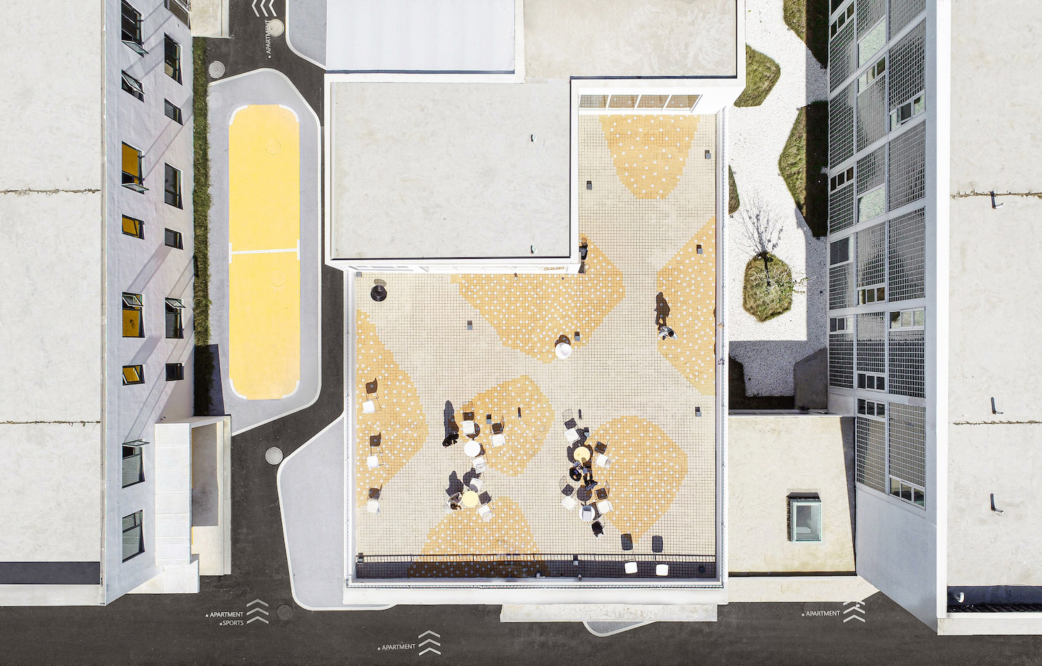 yantai chunhui road port apartment china by mat office