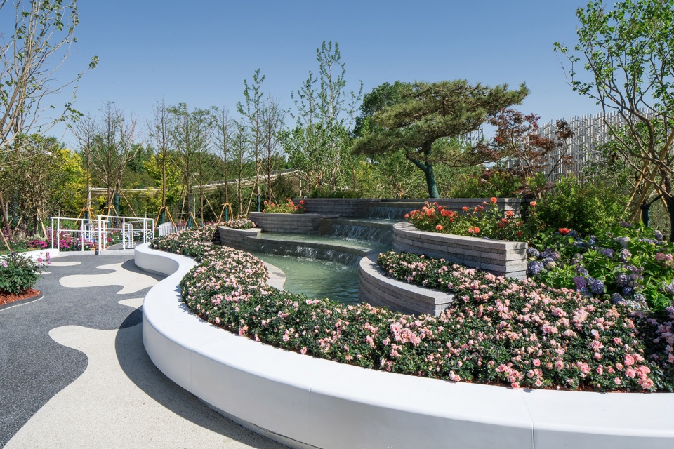 the shanghai garden of the 2019 beijing world horticultural exhibition china by ecadi