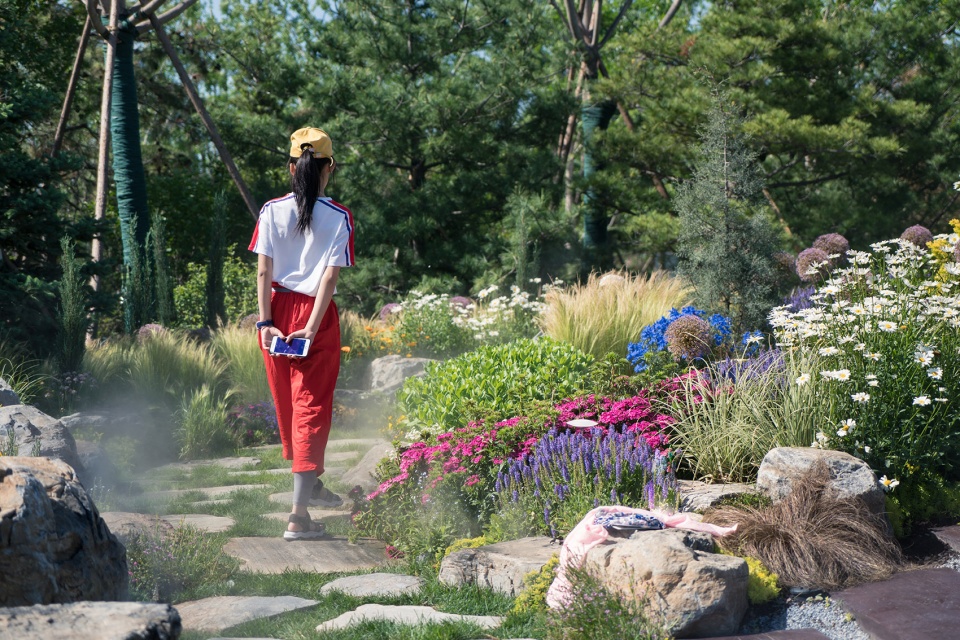 the shanghai garden of the 2019 beijing world horticultural exhibition china by ecadi