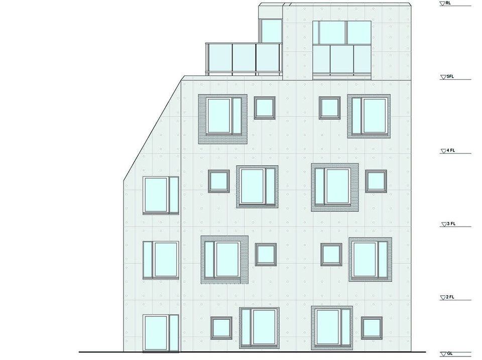 modelia brut kagurazaka by sasaki architecture ytro design institute