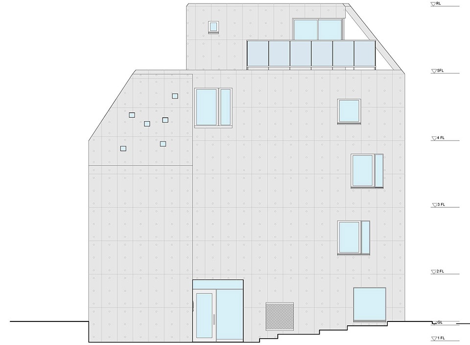 modelia brut kagurazaka by sasaki architecture ytro design institute