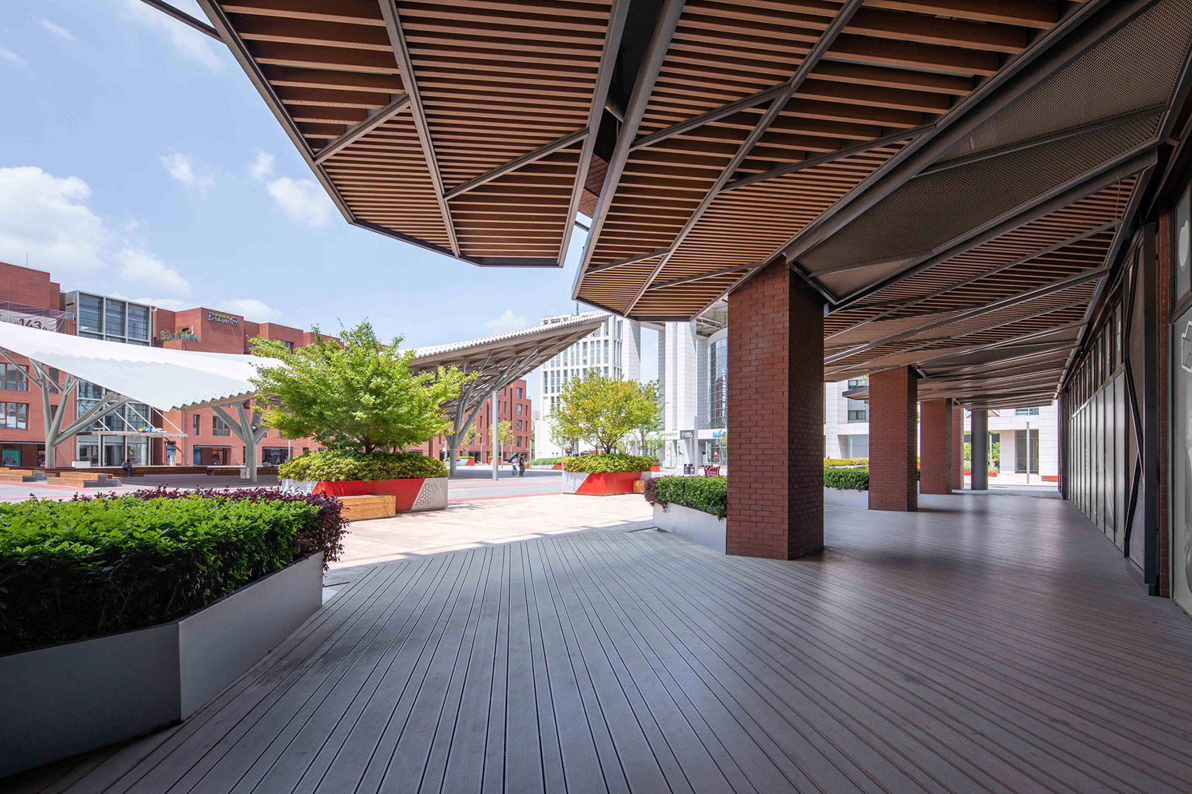 anting new town central square renovation by kokaistudios