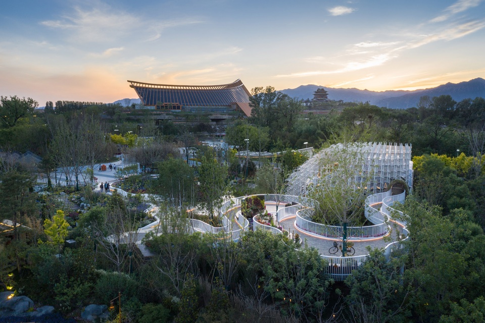 the shanghai garden of the 2019 beijing world horticultural exhibition china by ecadi