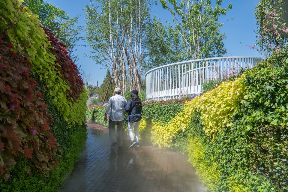 the shanghai garden of the 2019 beijing world horticultural exhibition china by ecadi