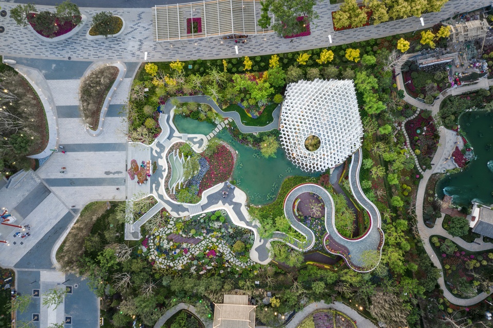 the shanghai garden of the 2019 beijing world horticultural exhibition china by ecadi