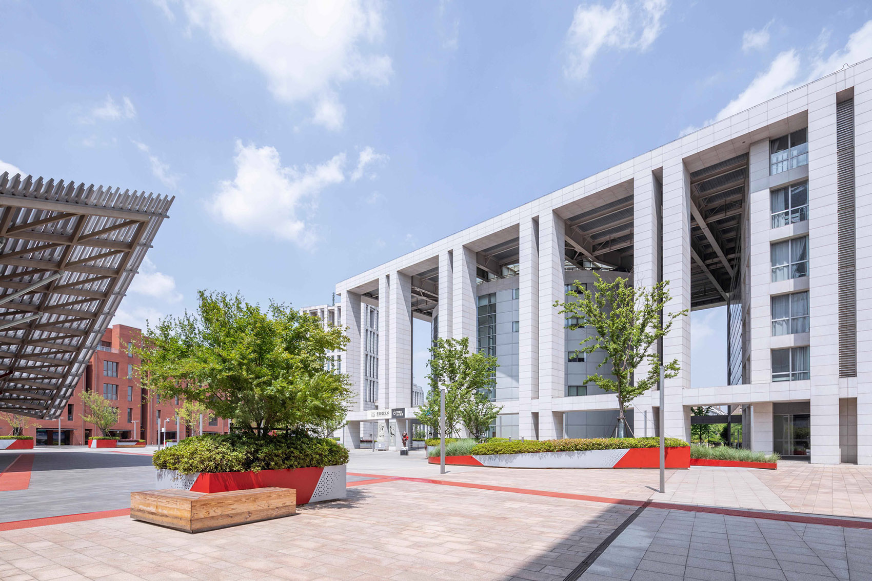 anting new town central square renovation by kokaistudios