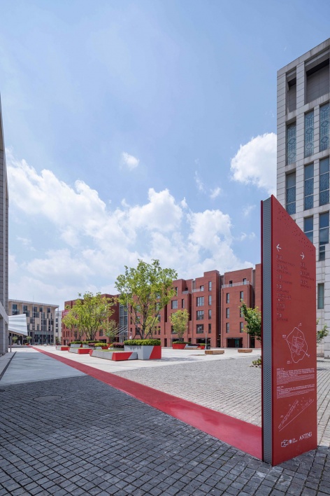 anting new town central square renovation by kokaistudios
