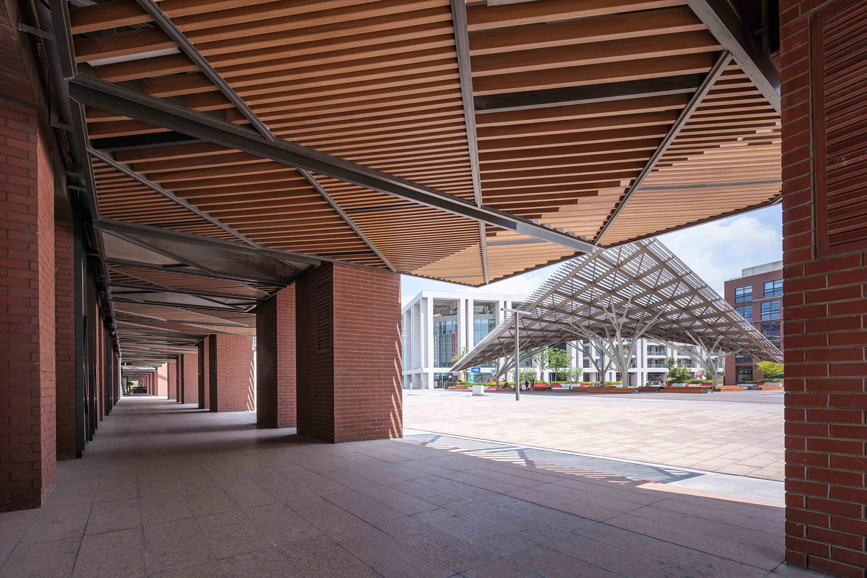 anting new town central square renovation by kokaistudios