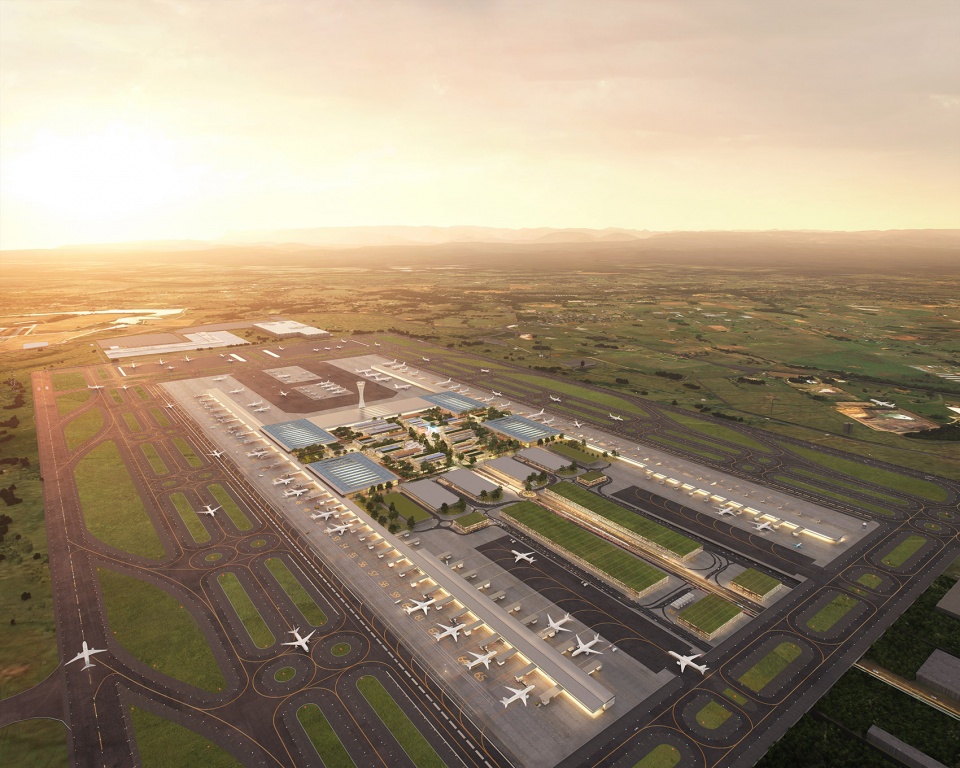 design of western sydney international airport by zaha hadid architects cox architecture