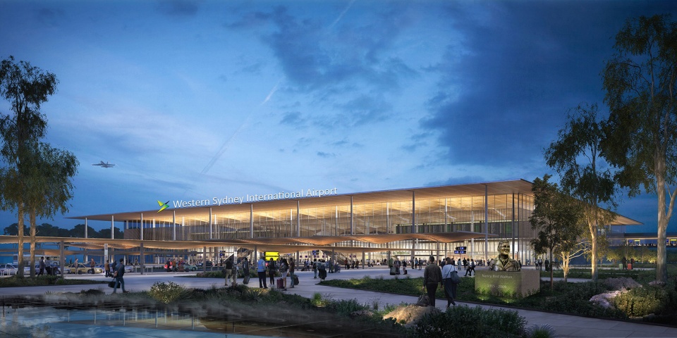 design of western sydney international airport by zaha hadid architects cox architecture