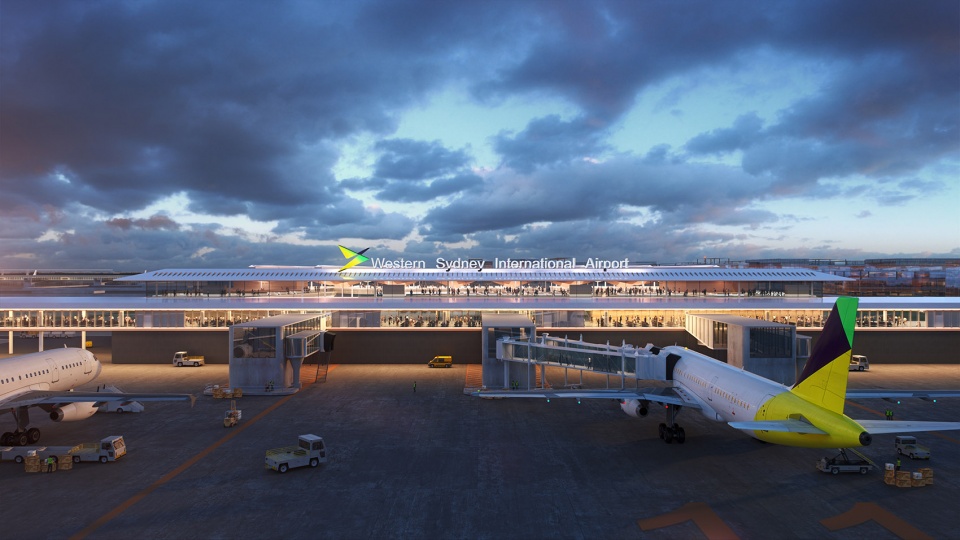 design of western sydney international airport by zaha hadid architects cox architecture
