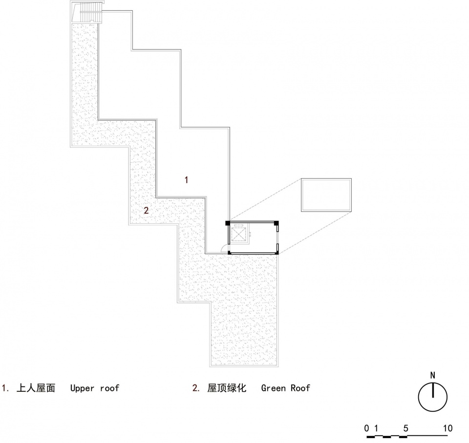 architectural design of the shenshan ridge integrated service center china by 3andwich design he wei studio
